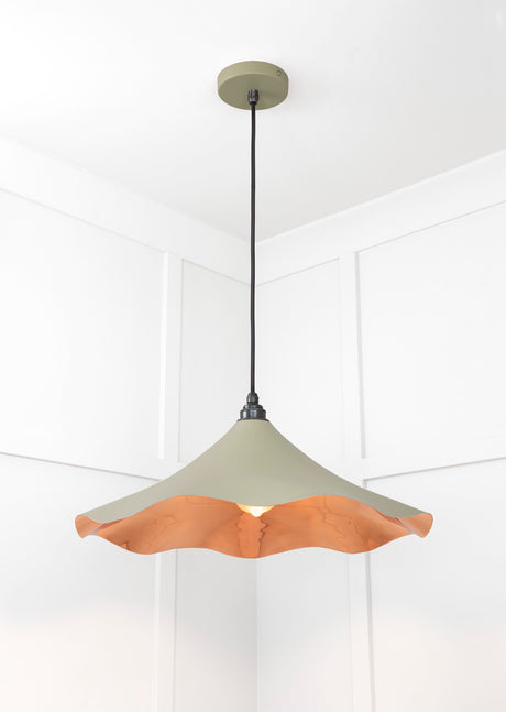 From The Anvil - Smooth Copper Flora Pendant in Tump | Sku. 49729STU | Trade Door Handles.