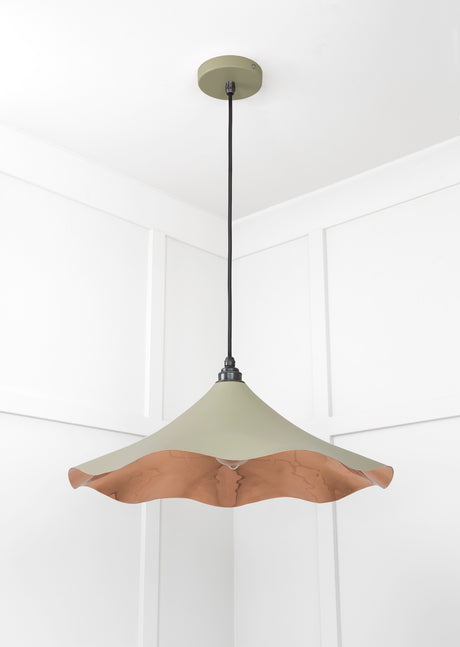 From The Anvil - Smooth Copper Flora Pendant in Tump | Sku. 49729STU | Trade Door Handles.