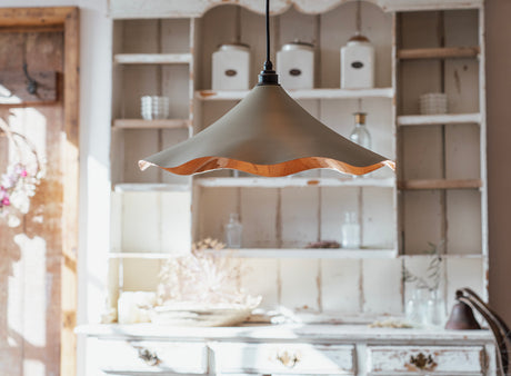 From The Anvil - Smooth Copper Flora Pendant in Tump | Sku. 49729STU | Trade Door Handles.