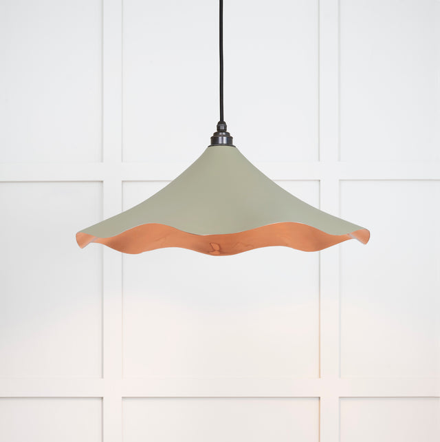 From The Anvil - Smooth Copper Flora Pendant in Tump | Sku. 49729STU | Trade Door Handles.