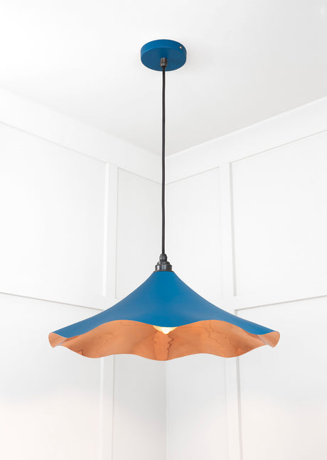 From The Anvil - Smooth Copper Flora Pendant in Upstream | Sku. 49729SU | Trade Door Handles.