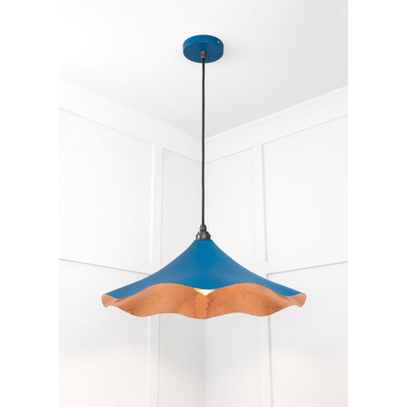 From The Anvil - Smooth Copper Flora Pendant in Upstream | Sku. 49729SU | Trade Door Handles.