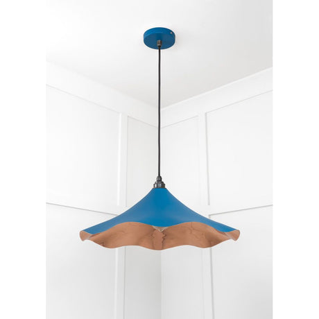 From The Anvil - Smooth Copper Flora Pendant in Upstream | Sku. 49729SU | Trade Door Handles.