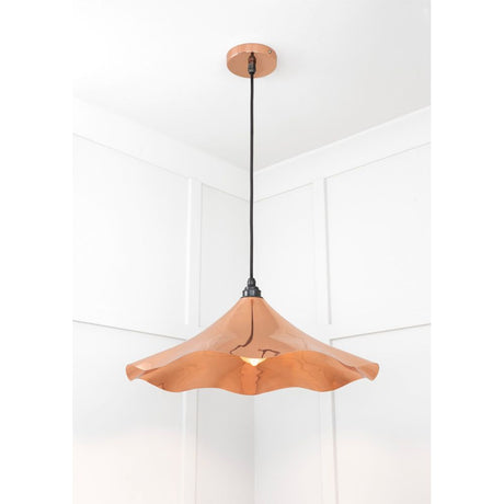 From The Anvil - Smooth Copper Flora Pendant | Sku. 49729 | Trade Door Handles.