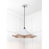 From The Anvil - Smooth Nickel Flora Pendant in Birch | Sku. 49730SBI | Trade Door Handles.