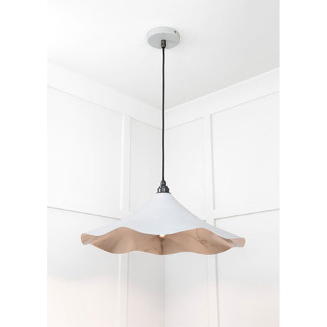 From The Anvil - Smooth Nickel Flora Pendant in Birch | Sku. 49730SBI | Trade Door Handles.