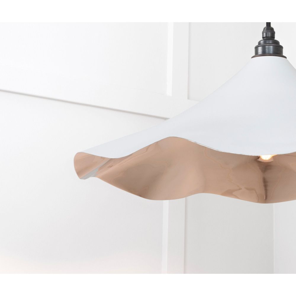 From The Anvil - Smooth Nickel Flora Pendant in Birch | Sku. 49730SBI | Trade Door Handles.