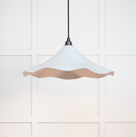 From The Anvil - Smooth Nickel Flora Pendant in Birch | Sku. 49730SBI | Trade Door Handles.