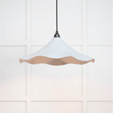 From The Anvil - Smooth Nickel Flora Pendant in Birch | Sku. 49730SBI | Trade Door Handles.