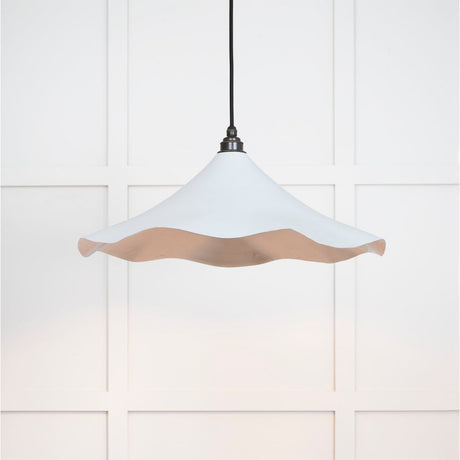 From The Anvil - Smooth Nickel Flora Pendant in Birch | Sku. 49730SBI | Trade Door Handles.