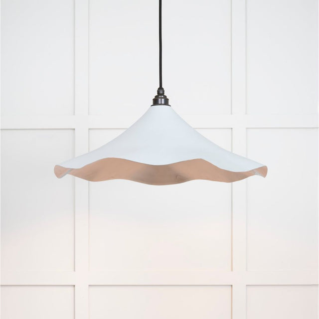 From The Anvil - Smooth Nickel Flora Pendant in Birch | Sku. 49730SBI | Trade Door Handles.