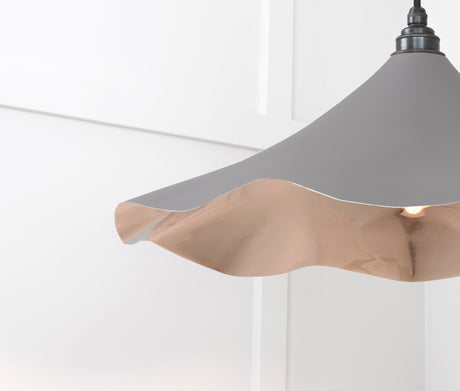 From The Anvil - Smooth Nickel Flora Pendant in Bluff | Sku. 49730SBL | Trade Door Handles.