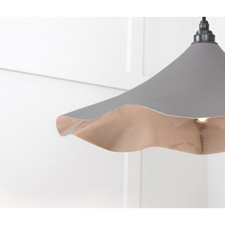 From The Anvil - Smooth Nickel Flora Pendant in Bluff | Sku. 49730SBL | Trade Door Handles.