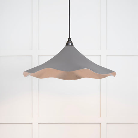 From The Anvil - Smooth Nickel Flora Pendant in Bluff | Sku. 49730SBL | Trade Door Handles.