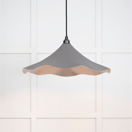 From The Anvil - Smooth Nickel Flora Pendant in Bluff | Sku. 49730SBL | Trade Door Handles.