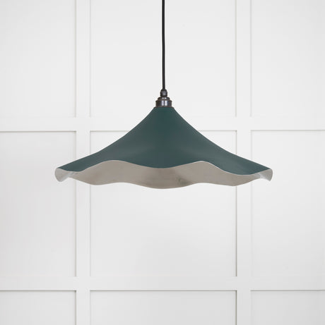 From The Anvil - Smooth Nickel Flora Pendant in Dingle | Sku. 49730SDI | Trade Door Handles.
