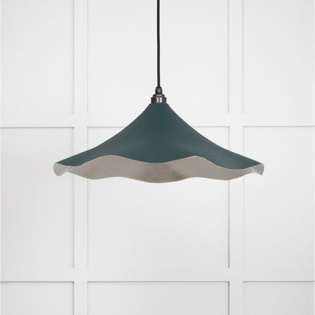 From The Anvil - Smooth Nickel Flora Pendant in Dingle | Sku. 49730SDI | Trade Door Handles.