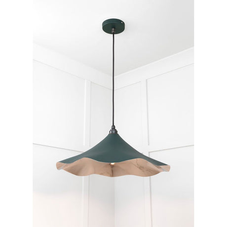 From The Anvil - Smooth Nickel Flora Pendant in Dingle | Sku. 49730SDI | Trade Door Handles.