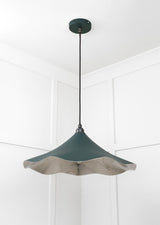 From The Anvil - Smooth Nickel Flora Pendant in Dingle | Sku. 49730SDI | Trade Door Handles.