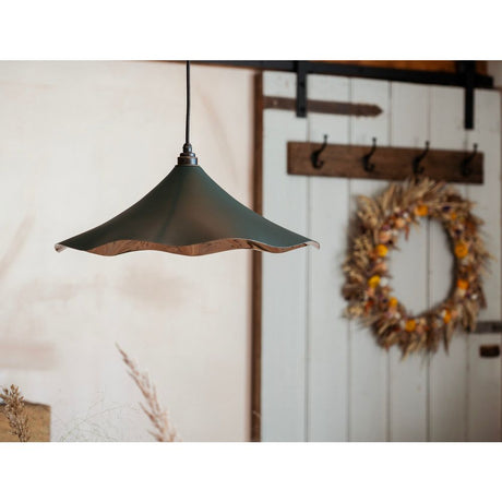 From The Anvil - Smooth Nickel Flora Pendant in Dingle | Sku. 49730SDI | Trade Door Handles.