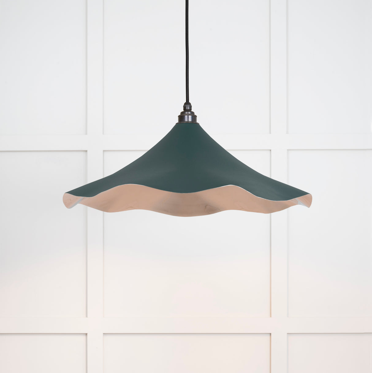 From The Anvil - Smooth Nickel Flora Pendant in Dingle | Sku. 49730SDI | Trade Door Handles.