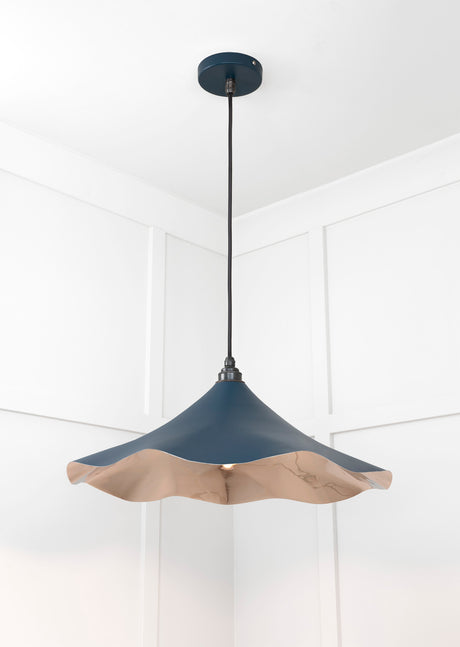 From The Anvil - Smooth Nickel Flora Pendant in Dusk | Sku. 49730SDU | Trade Door Handles.