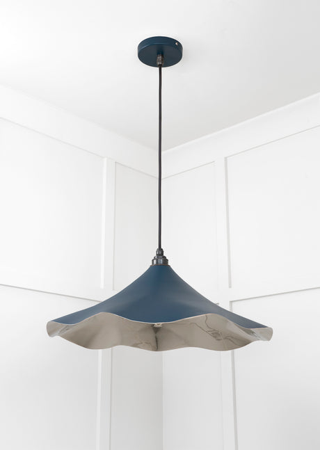 From The Anvil - Smooth Nickel Flora Pendant in Dusk | Sku. 49730SDU | Trade Door Handles.