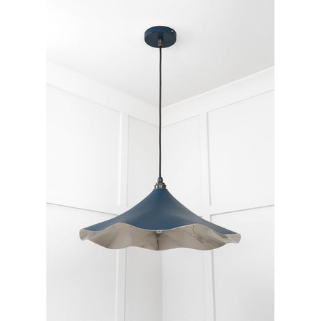 From The Anvil - Smooth Nickel Flora Pendant in Dusk | Sku. 49730SDU | Trade Door Handles.