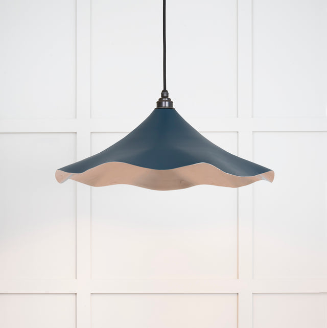 From The Anvil - Smooth Nickel Flora Pendant in Dusk | Sku. 49730SDU | Trade Door Handles.