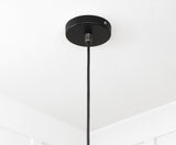 From The Anvil - Smooth Nickel Flora Pendant in Elan Black | Sku. 49730SEB | Trade Door Handles.