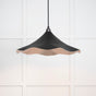 From The Anvil - Smooth Nickel Flora Pendant in Elan Black | Sku. 49730SEB | Trade Door Handles.