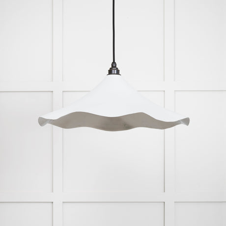 From The Anvil - Smooth Nickel Flora Pendant in Flock | Sku. 49730SF | Trade Door Handles.