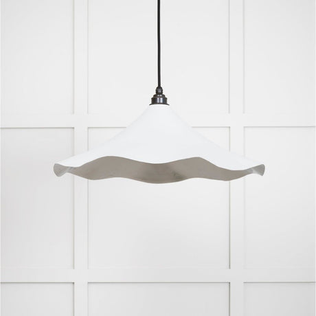 From The Anvil - Smooth Nickel Flora Pendant in Flock | Sku. 49730SF | Trade Door Handles.