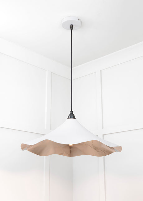 From The Anvil - Smooth Nickel Flora Pendant in Flock | Sku. 49730SF | Trade Door Handles.