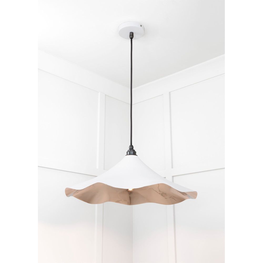 From The Anvil - Smooth Nickel Flora Pendant in Flock | Sku. 49730SF | Trade Door Handles.