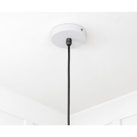From The Anvil - Smooth Nickel Flora Pendant in Flock | Sku. 49730SF | Trade Door Handles.
