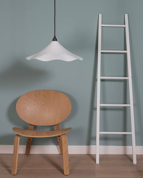 From The Anvil - Smooth Nickel Flora Pendant in Flock | Sku. 49730SF | Trade Door Handles.