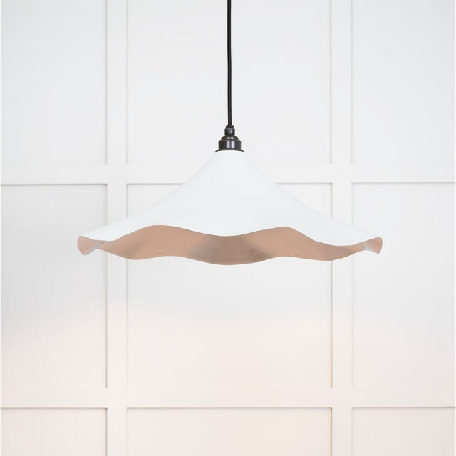 From The Anvil - Smooth Nickel Flora Pendant in Flock | Sku. 49730SF | Trade Door Handles.