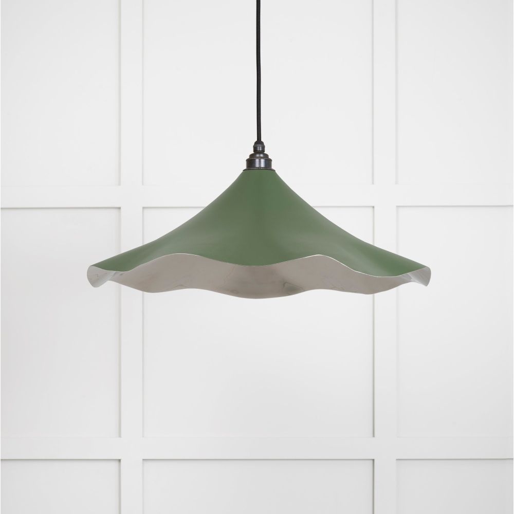 From The Anvil - Smooth Nickel Flora Pendant in Heath | Sku. 49730SH | Trade Door Handles.