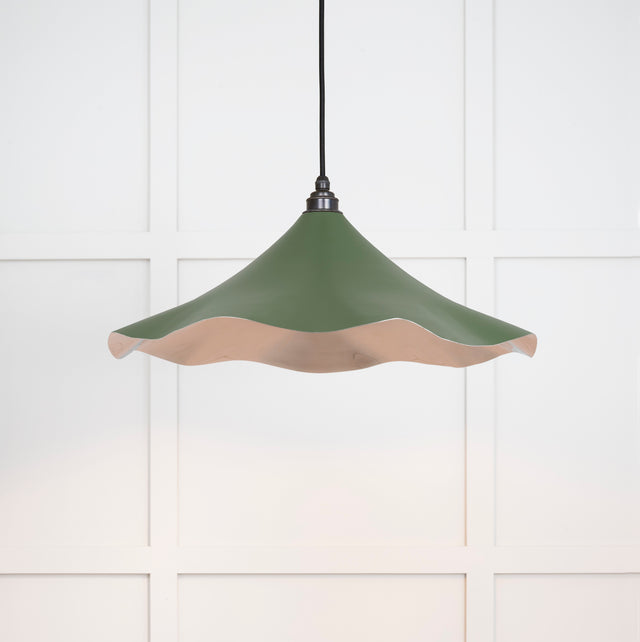 From The Anvil - Smooth Nickel Flora Pendant in Heath | Sku. 49730SH | Trade Door Handles.