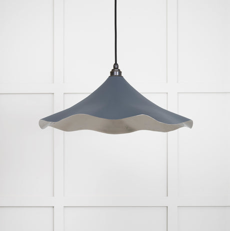 From The Anvil - Smooth Nickel Flora Pendant in Slate | Sku. 49730SSL | Trade Door Handles.