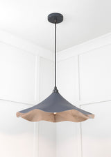 From The Anvil - Smooth Nickel Flora Pendant in Slate | Sku. 49730SSL | Trade Door Handles.