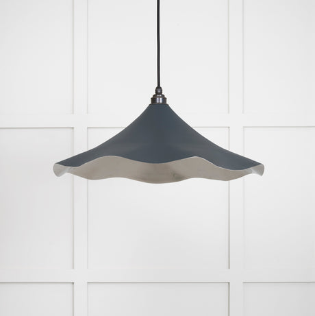From The Anvil - Smooth Nickel Flora Pendant in Soot | Sku. 49730SSO | Trade Door Handles.