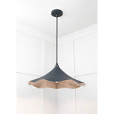 From The Anvil - Smooth Nickel Flora Pendant in Soot | Sku. 49730SSO | Trade Door Handles.
