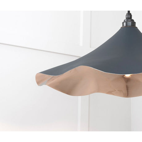 From The Anvil - Smooth Nickel Flora Pendant in Soot | Sku. 49730SSO | Trade Door Handles.