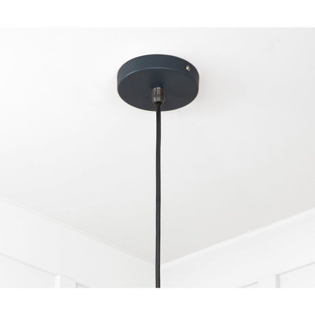 From The Anvil - Smooth Nickel Flora Pendant in Soot | Sku. 49730SSO | Trade Door Handles.