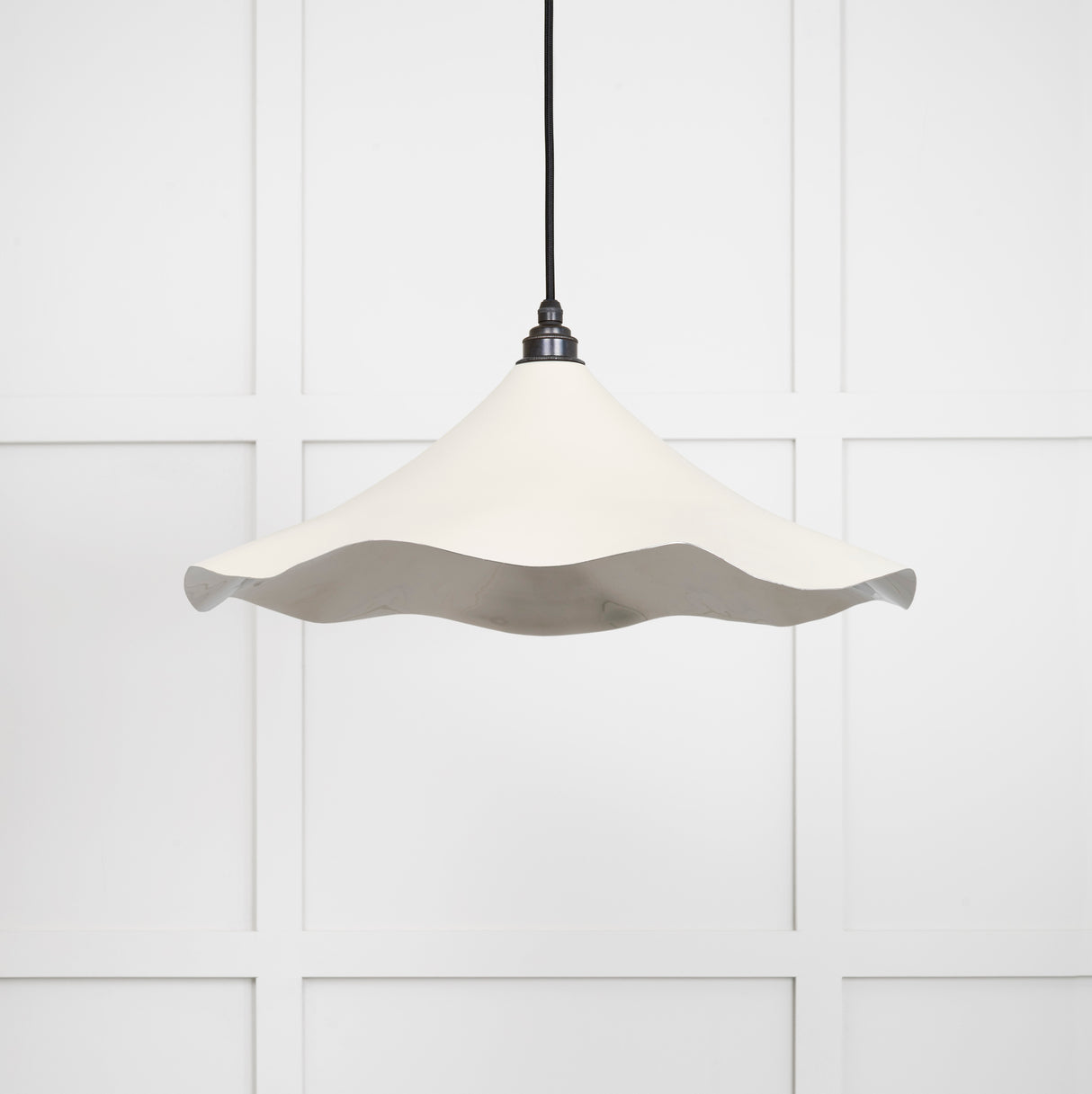 From The Anvil - Smooth Nickel Flora Pendant in Teasel | Sku. 49730STE | Trade Door Handles.