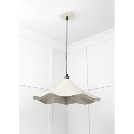 From The Anvil - Smooth Nickel Flora Pendant in Teasel | Sku. 49730STE | Trade Door Handles.