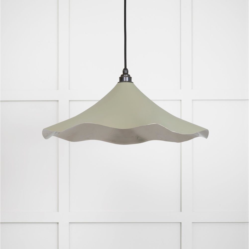 From The Anvil - Smooth Nickel Flora Pendant in Tump | Sku. 49730STU | Trade Door Handles.