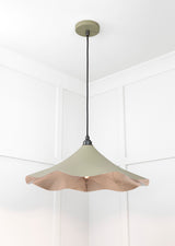 From The Anvil - Smooth Nickel Flora Pendant in Tump | Sku. 49730STU | Trade Door Handles.
